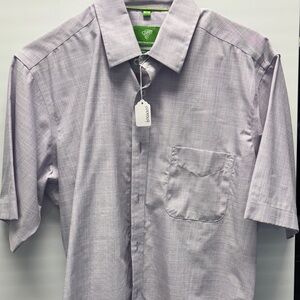 Lavender Casual Button Down Shirt for Men